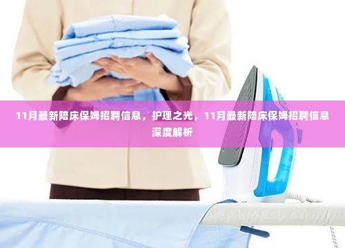 护理之光,最新陪床保姆招聘信息深度解析与招聘启事