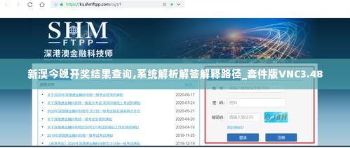 新澳今晚开奖结果查询,系统解析解答解释路径_套件版VNC3.48