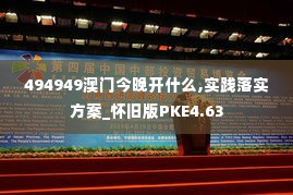 494949澳门今晚开什么,实践落实方案_怀旧版PKE4.63