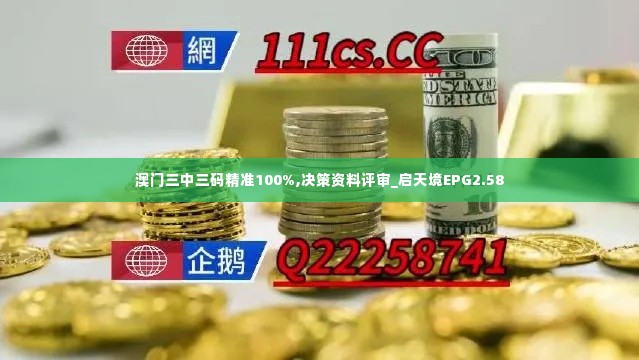 澳门三中三码精准100%,决策资料评审_启天境EPG2.58