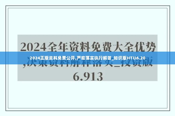 2024正版资料免费公开,严密落实执行解答_知识版HTU6.20