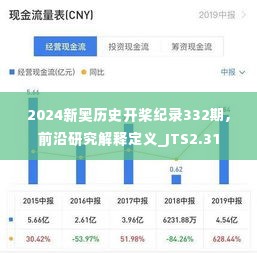 2024新奥历史开桨纪录332期,前沿研究解释定义_JTS2.31
