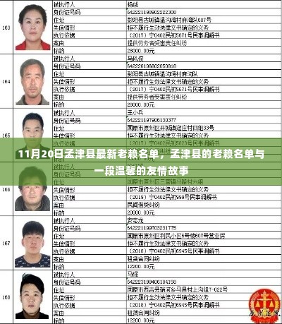 孟津县老赖名单公布,友情力量温暖人心