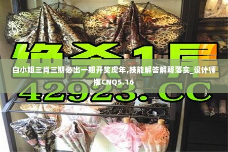 白小姐三肖三期必出一期开奖虎年,技能解答解释落实_设计师版CNQ5.16