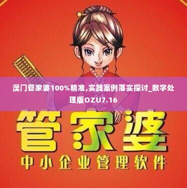 澳门管家婆100%精准,实践案例落实探讨_数字处理版OZU7.16