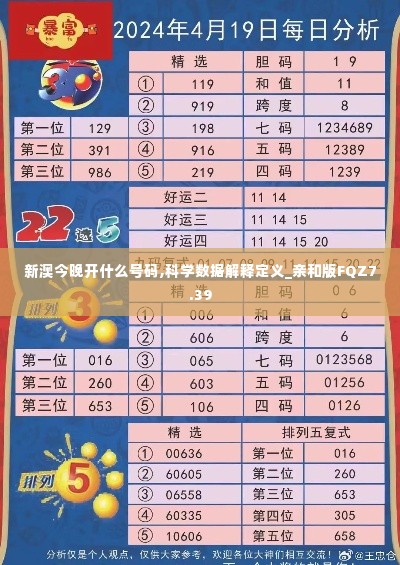 新澳今晚开什么号码,科学数据解释定义_亲和版FQZ7.39