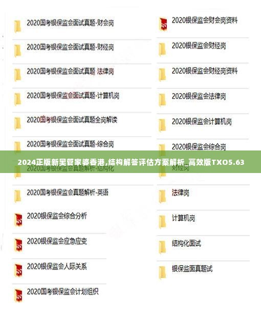 2024正版新奥管家婆香港,结构解答评估方案解析_高效版TXO5.63