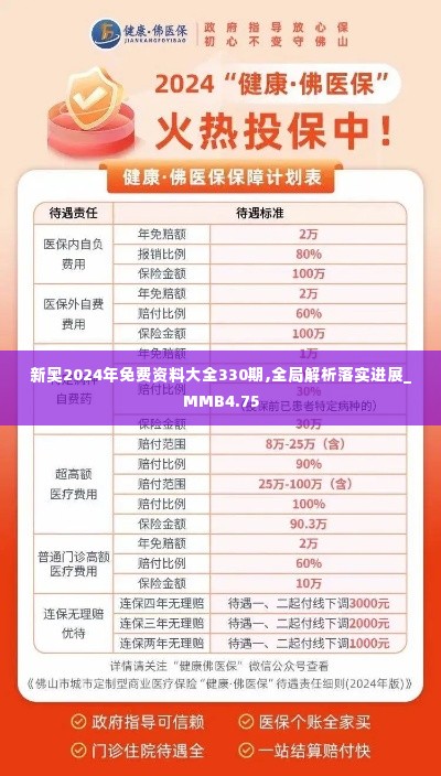 新奥2024年免费资料大全330期,全局解析落实进展_MMB4.75