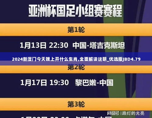 2024新澳门今天晚上开什么生肖,全面解读说明_优选版JBD4.79