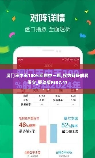 澳门王中王100%期期中一期,权势解答解释落实_驱动版FEK7.17