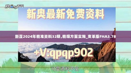 新澳2024年精准资料32期,精细方案实施_变革版FHA3.78