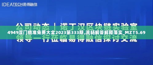 4949澳门精准免费大全2023第333期,流畅解答解释落实_MZT5.69