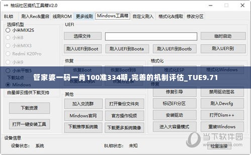 管家婆一码一肖100准334期,完善的机制评估_TUE9.71