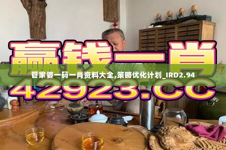 管家婆一码一肖资料大全,策略优化计划_IRD2.94
