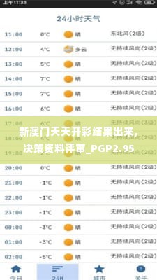 新澳门天天开彩结果出来,决策资料评审_PGP2.95