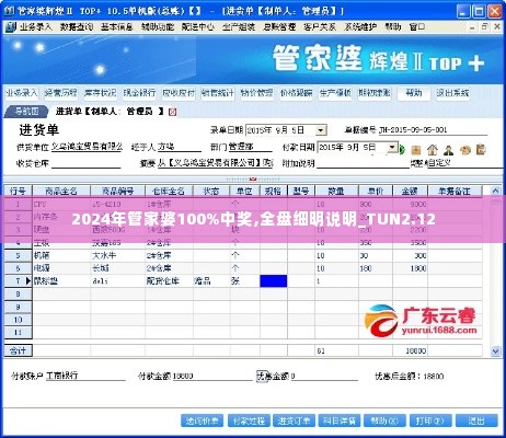 2024年管家婆100%中奖,全盘细明说明_TUN2.12