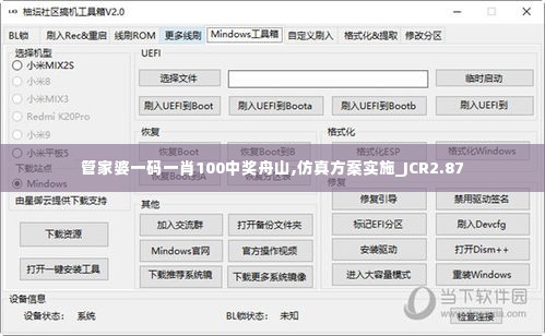 管家婆一码一肖100中奖舟山,仿真方案实施_JCR2.87