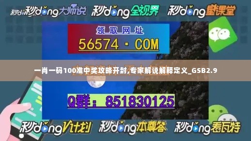 一肖一码100准中奖攻略开封,专家解说解释定义_GSB2.9