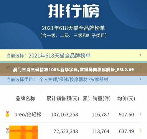 澳门三肖三码精准100%新华字典,数据导向程序解析_ESL2.69