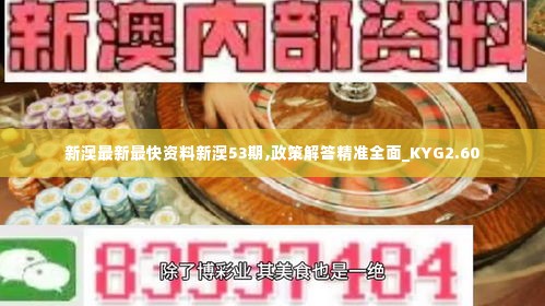 新澳最新最快资料新澳53期,政策解答精准全面_KYG2.60