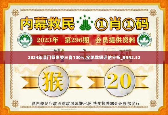 2024年澳门管家婆三肖100%,实地数据评估分析_RRR2.52
