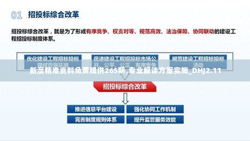 新澳精准资料免费提供265期,专业解读方案实施_DHJ2.11
