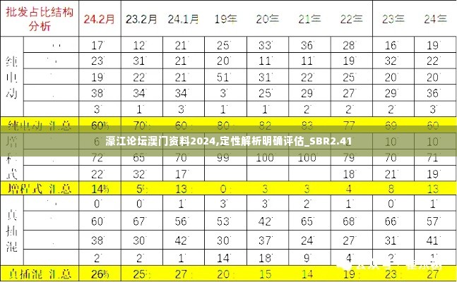 濠江论坛澳门资料2024,定性解析明确评估_SBR2.41
