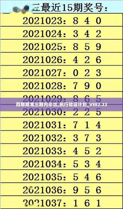 四期期准三期内必出,执行验证计划_VEE2.22