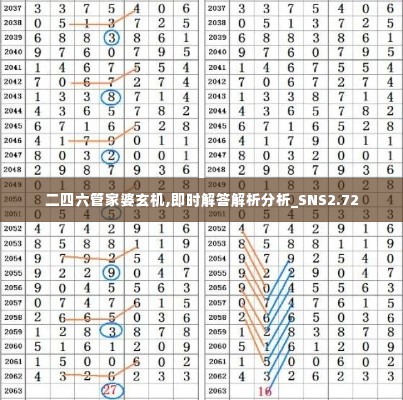 二四六管家婆玄机,即时解答解析分析_SNS2.72