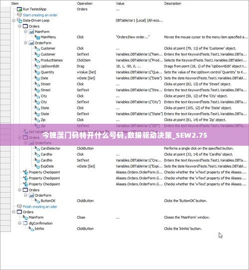 今晚澳门码特开什么号码,数据驱动决策_SEW2.75