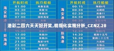 港彩二四六天天好开奖,精细化实施分析_CZN2.28
