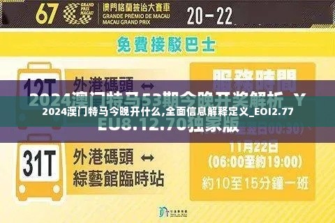 2024澳门特马今晚开什么,全面信息解释定义_EOI2.77