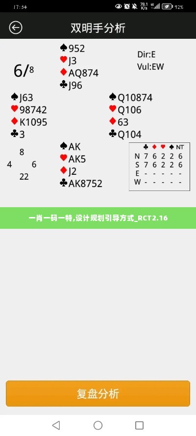 一肖一码一特,设计规划引导方式_RCT2.16