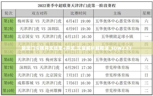 新澳门今晚开奖结果+开奖,定量解析解释法_SDW2.57