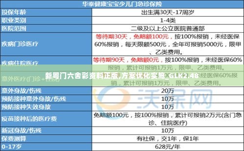 新粤门六舍彩资料正版,方案优化实施_GLK2.48