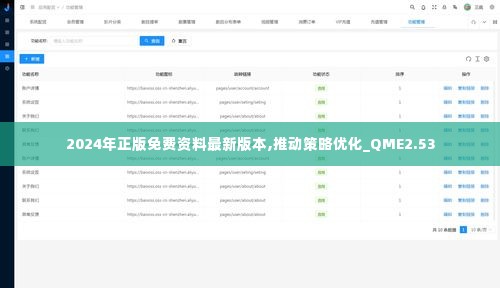 2024年正版免费资料最新版本,推动策略优化_QME2.53