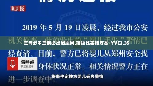三肖必中三期必出凤凰网,持续性实施方案_YVE2.35
