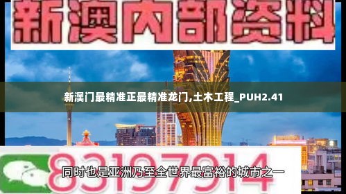 新澳门最精准正最精准龙门,土木工程_PUH2.41