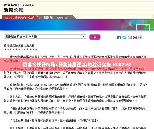 香港今晚开特马+开奖结果课,实地验证实施_KLK2.62