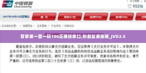 管家婆一票一码100正确张家口,创新发展策略_JVD2.5