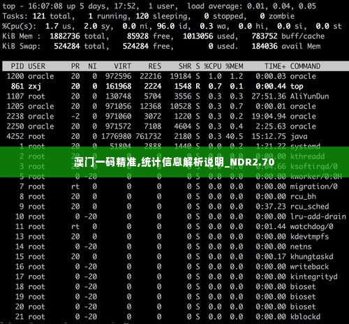 澳门一码精准,统计信息解析说明_NDR2.70