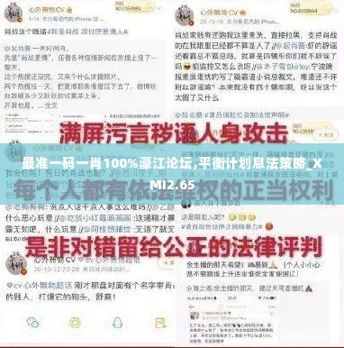 最准一码一肖100%濠江论坛,平衡计划息法策略_XMI2.65