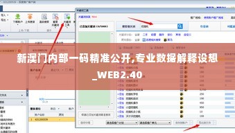 新澳门内部一码精准公开,专业数据解释设想_WEB2.40