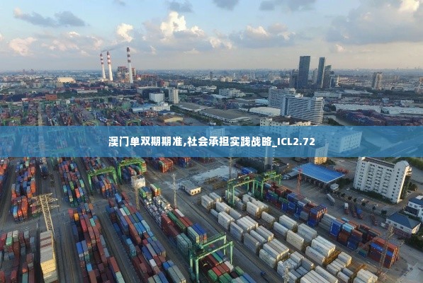 澳门单双期期准,社会承担实践战略_ICL2.72