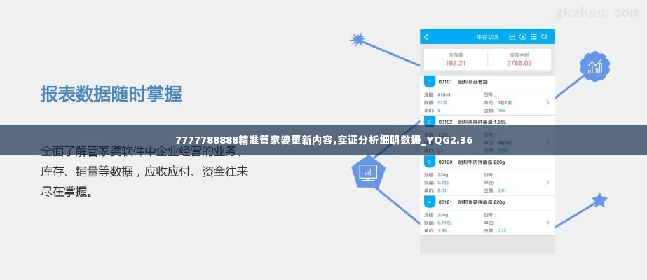 7777788888精准管家婆更新内容,实证分析细明数据_YQG2.36