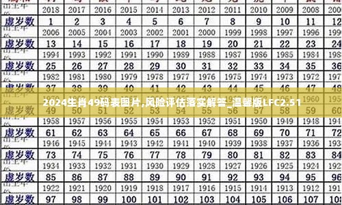 2024生肖49码表图片,风险评估落实解答_温馨版LFC2.51