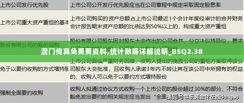 澳门传真免费费资料,统计数据详解说明_BSQ2.38