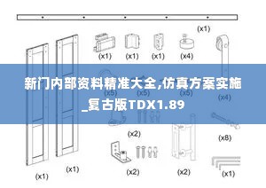 新门内部资料精准大全,仿真方案实施_复古版TDX1.89