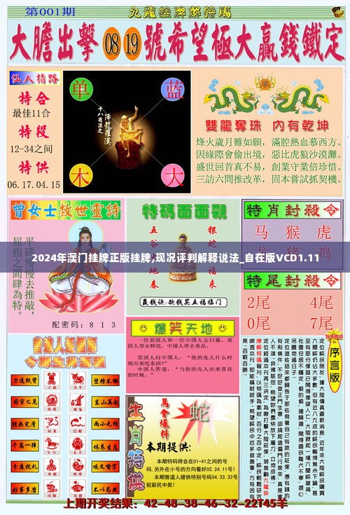 2024年澳门挂牌正版挂牌,现况评判解释说法_自在版VCD1.11