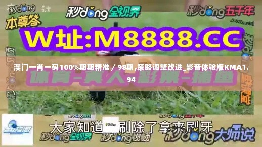 澳门一肖一码100%期期精准/98期,策略调整改进_影音体验版KMA1.94